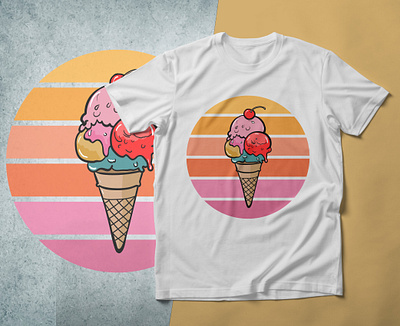 ice cream t shirt design graphic design ice cream t shirt design illustration t shirt t shirt design