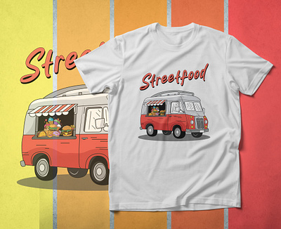 food van t shirt design food van t shirt graphic design illustration t shirt t shirt design