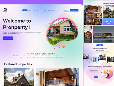 Real Estate Investment Website Design dailyux. ui usability userexperience. uxdesign. uxdesigner. uxlife.