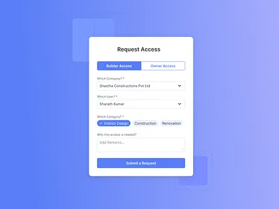 Request Access access design form request request access saas subit typescale ui ux web web app