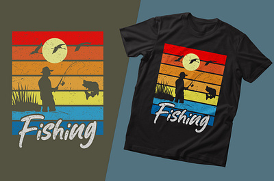 fishing t shirt design fishing t shirt graphic design illustration t shirt t shirt design