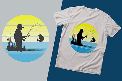 fishing t shirt design fishing t shirt graphic design illustration t shirt t shirt design