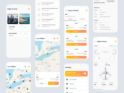 Flight Search App Design airport app booking design detail flight holiday hotel in app purchase location map planner premium search terminal ticket tour ux vacation world