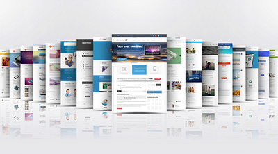 Web Page Presentation Mock-Up 2 template