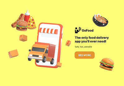 A food delivery ad page ad advertisement colors design figma icons ui ux