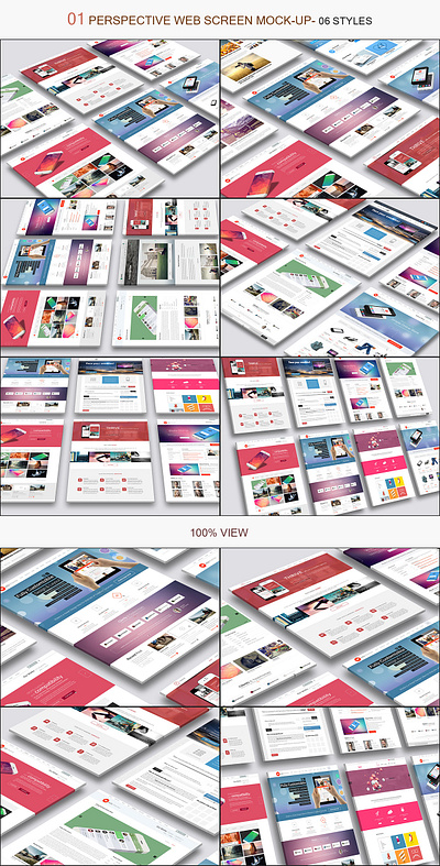 Website Mock-Up Bundle template