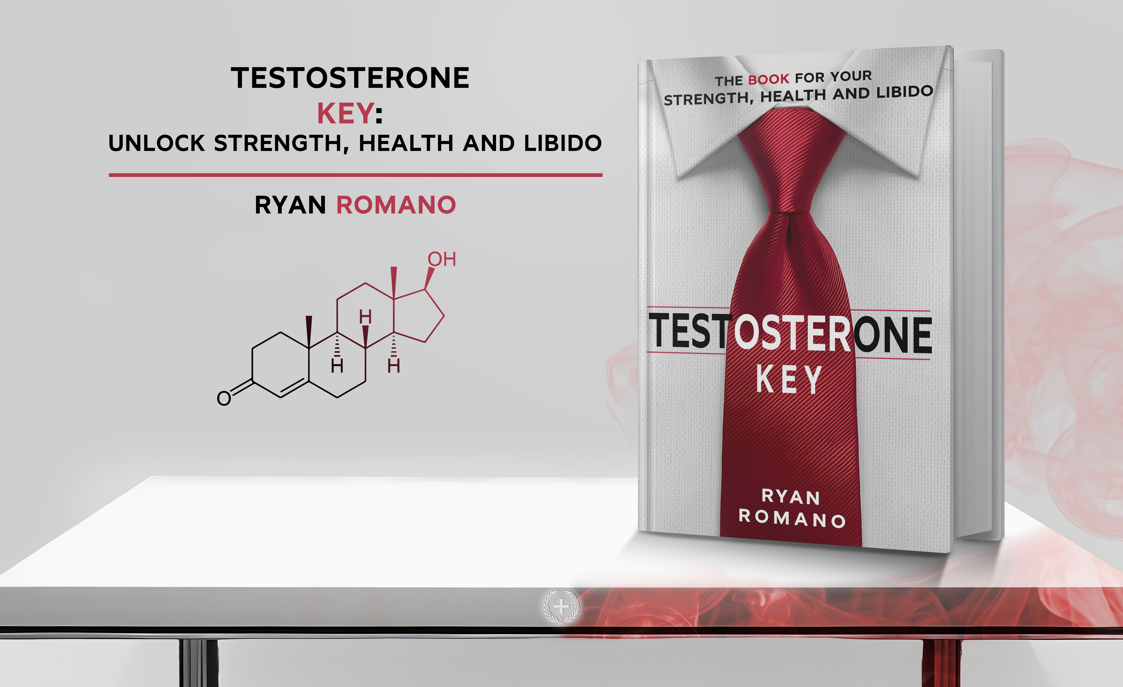 Example of "Testosterone Key" Book cover design