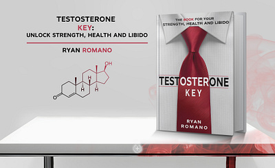 "Testosterone Key" Book cover design book book cover book cover design branding cover graphic design