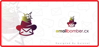 Email Bomber Logo graphic design logo