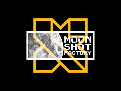 Google X - Moon Print branding design graphic design illustration logo screenprint typography vector