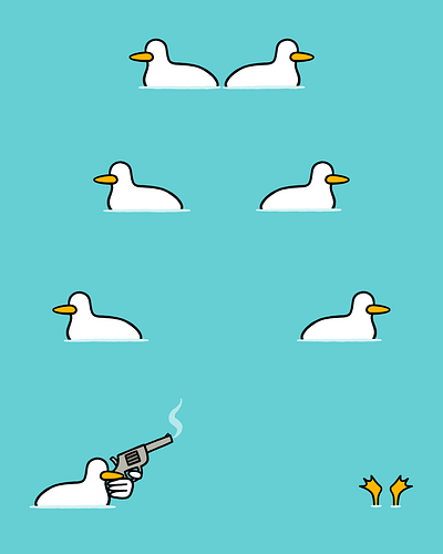 Duck duel cartoon cartoonist comic comics design funny funny cartoon funny comics funny illustration humor illustration