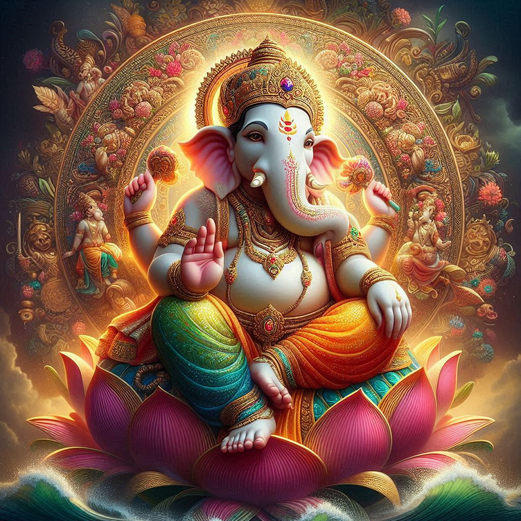 Lord Ganesh by Desigzkar on Dribbble