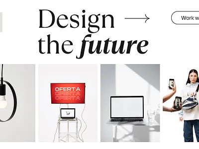 A Brand Identity Website animation branding graphic design motion graphics ui