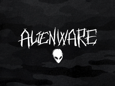 Alienware 7 branding design graphic design illustration logo screenprint typography vector