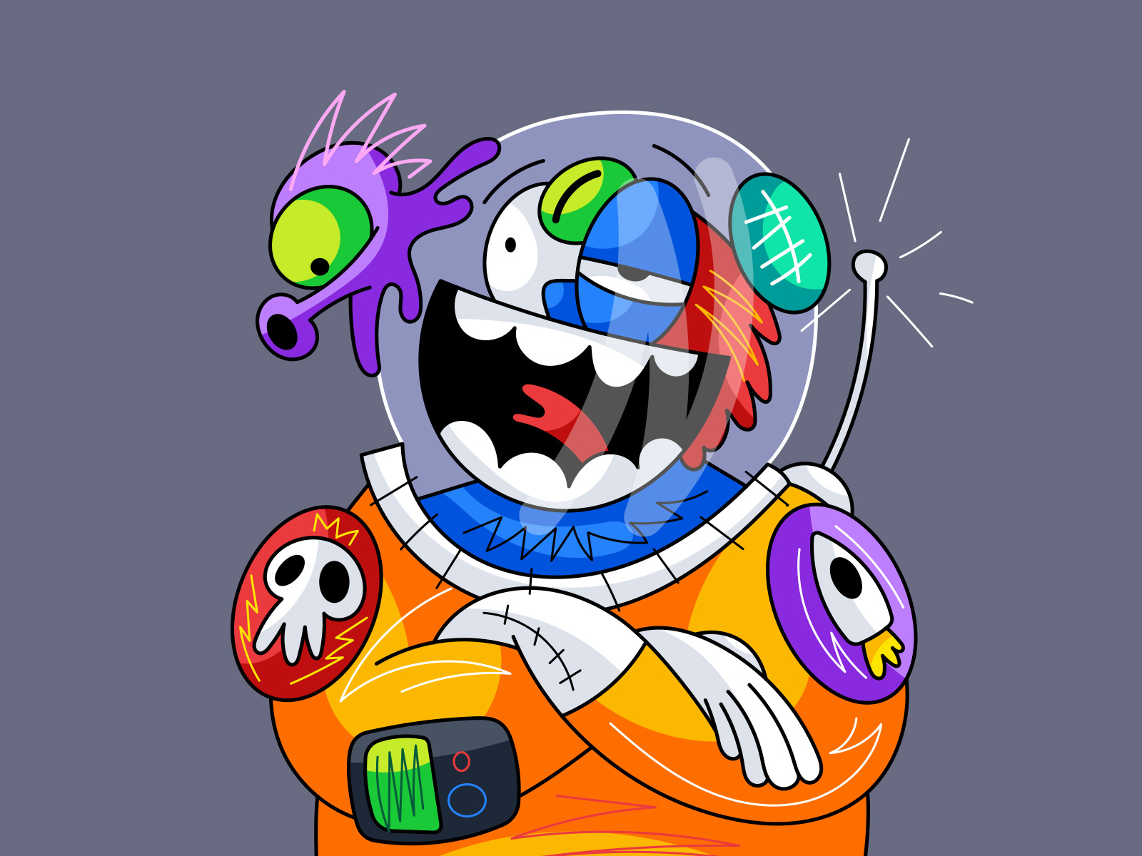 Example of Exclusive Mascot Illustration Package