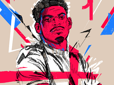 Morgan Gibbs-White - Call Up character england football football portrait illustrated football illustrated portrait illustrated soccer illustration illustrator morgan gibbs white nottingham forest people portrait portrait illustration procreate soccer soccer portrait