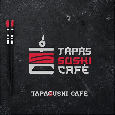 TapasSushiCafe; Tapas, Sushi & Cafe Restaurants Logo Branding abstract brand identity brand identity designer branding cafe logo caffe logo chine logo company logo creative logo design food logo illustration japanese restaurant logo logo restaurants logo sushi logo tapas logo tsc logo