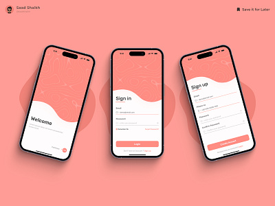 Simple Login ✨ app app design auth design figma login login page login ui login ui design mobile mobile app mobile login onboarding sign in signin signup splash screen startup ui web app