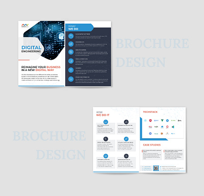 Brochure branding brochure design corporate brochure creative design digital engineering marketing flyer ui unique brochure