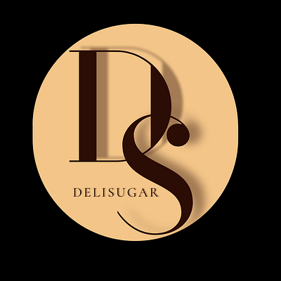 DeliSugar pastry logo animation graphic design illustration logo logo design