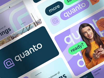 Quanto Branding Sneak Peek abstract app logo bento branding chat logo clever finance logo fintech logo friendly logo logo money logo payment logo q logo saas logo technology logo typeface ui vibrant logo wallet logo web