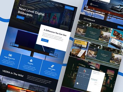 Billboard - Website Design website ui