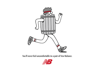 New Balance Artwork artist athletic character design conceptual illustration design drawing fun illustration graphic design illustration illustrator running illustration simple sneakers sports drawing sports graphics story telling trainers witty witty illustration