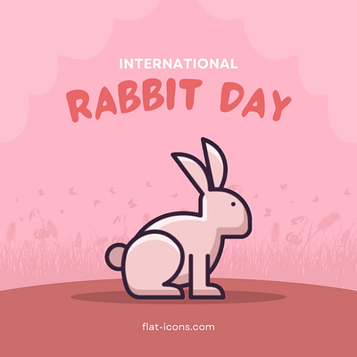 International Rabbit Day branding design graphic design icons illustration motion graphics