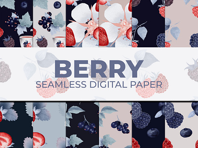 Baby Pattern Digital Paper berry berry pattern digital paper seamless digital paper