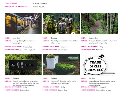 Storyboard Social Media Ad ux