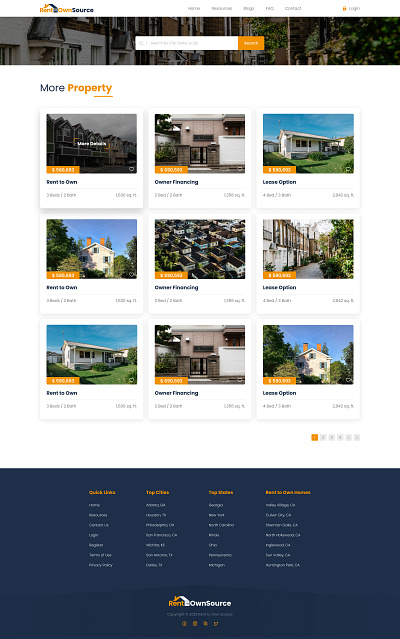 Rent to Own Source: Property listing animation branding figma graphic design illustration logo mobile design motion graphics ui web design web development