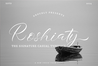 Roshiaty - Signature Casual Font 90s alternate branding brands fancy feminime handwritten ligature luxury makeup new old retro script signature trend vintage wedding