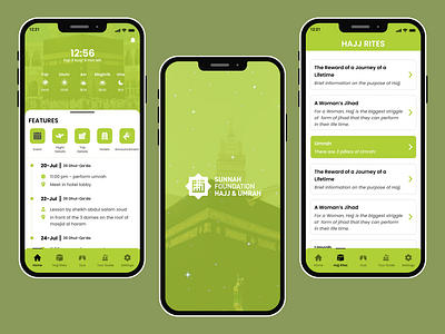 HAJJ & UMRAH App android design figma hajj ios mobileapp ui ux