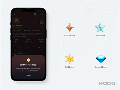 Badge Designs for the Hood App adobe creative badges figma graphic design illustration product design ui