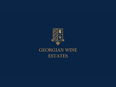 Georgian Wine Estates branding creative design emblem graphic design heraldic logo winery winery logo