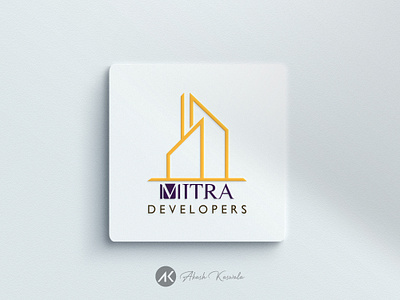 Modern and Elegant Logo Design for Mitra Developers branding dribbble showcase