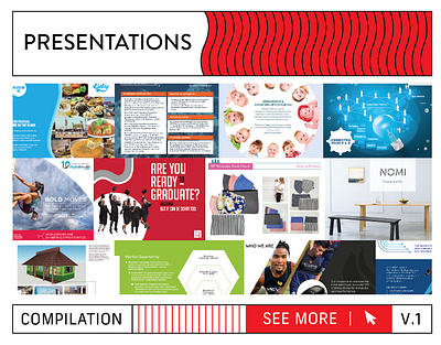 Presentation Compilation graphic design powerpoint presentations ui visual identity