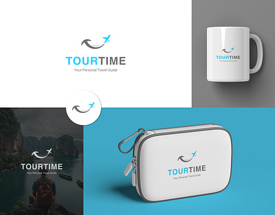 TourTime Travel Logo | Logo Design branding design designing illustration logo logodesign ui uiux ux