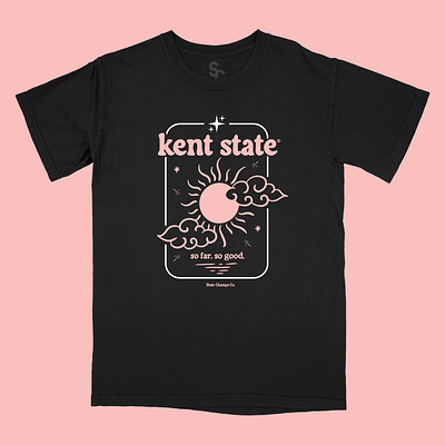 State Champs x Kent State Tee branding illustration merch merchandise design streetwear