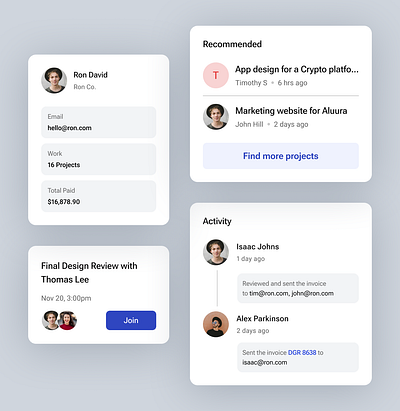 Card Components Design card components card components ui card ui ui ui design ux