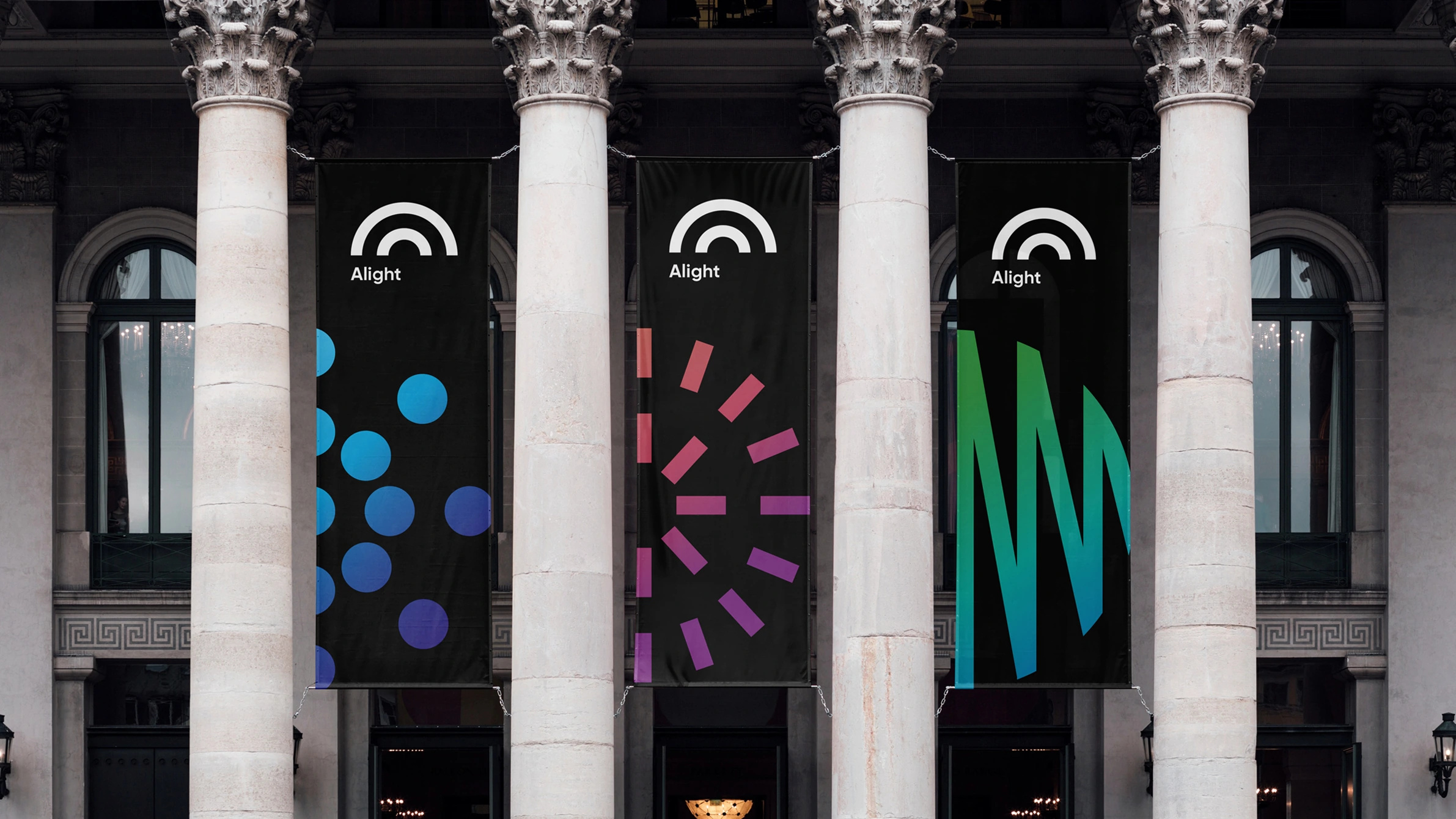 Alight — Branding best brand identity best logo design brand design brand identity brand stationery branding colorfull corporate branding flat design gradient identity identity design logo logo design minimal modern patterns round stationery design visual identity