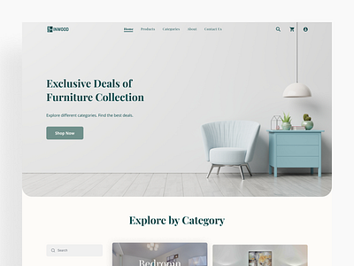 eCommerce Website Case Study branding case study ecommerce case study figma download free figma file freebie furniture landing page furniture web design ui ux web app design web design web design work process web page case study