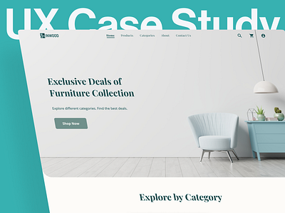 Case Study eCommerce Website app design branding case study ecommerce case study figma download free figma file freebie furniture landing page furniture web design landing page ui ux ux case study web web app design web design web design work process web page case study