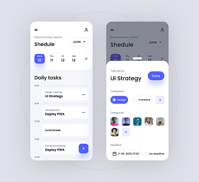 Planner App Ui Screens app screens app ui design planner app schedule app screens ui ui design ux ux design