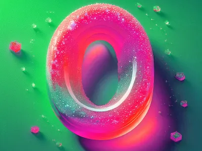 O illustration lettering