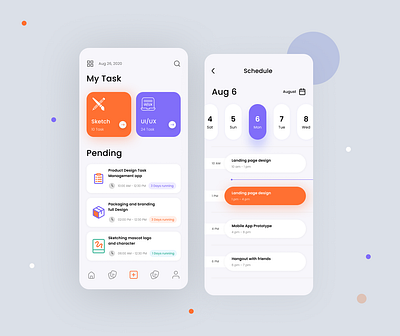 Task Planner App Ui Design app screens designs planner app schedule app task app task planner app ui design ui ui design ux