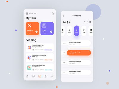 Task Planner App Ui Design app screens designs planner app schedule app task app task planner app ui design ui ui design ux