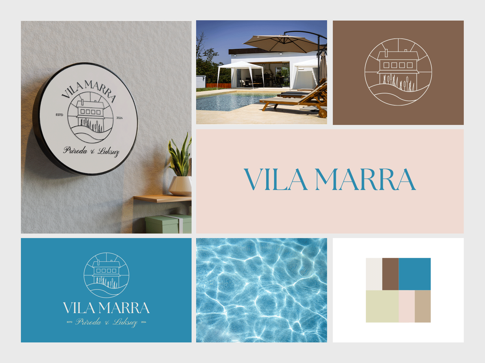 VILA MARRA, Brand identity adobe adobe illustrator adobe photoshop brand designer brand guide brand identity branding color palette corporate identity design designer digital design graphic design graphic designer logo logo designer print promotion materials real estate typography