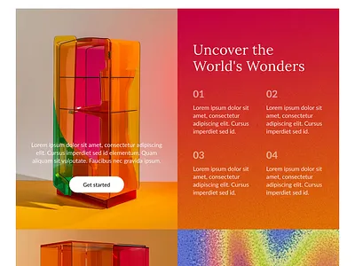 Design pieces website graphic design ui web