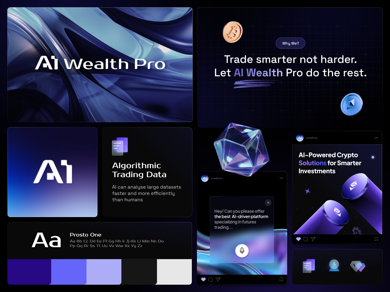 AI Wealth Pro | Consulting Crypto Trading Platform by Marina Sarkisian on  Dribbble